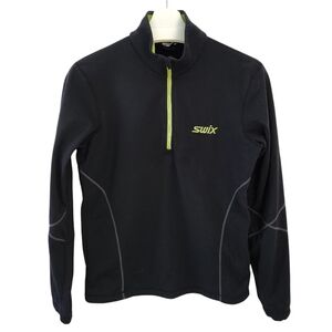 SWIX Black Half-Zip  mid layer men’s size s